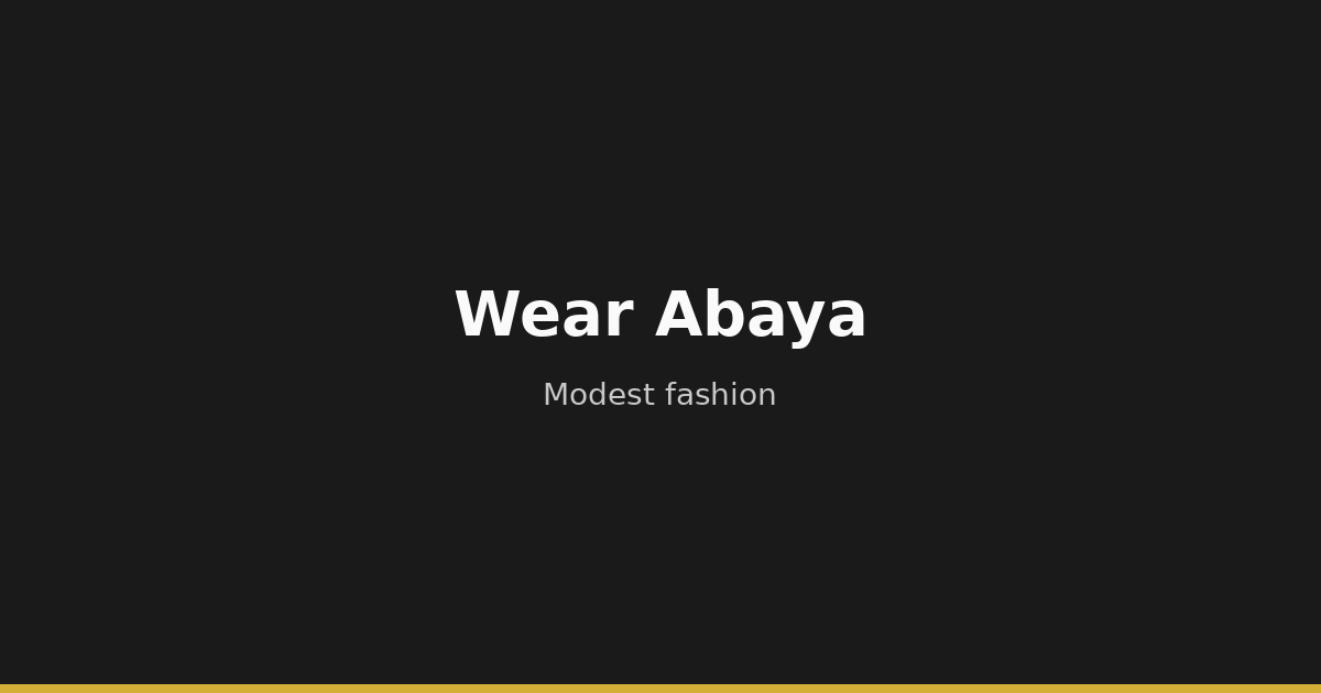 Labaya Àbáyà - Modest Fashion | Elegant Àbáyàs, Dresses & Hijab Sets